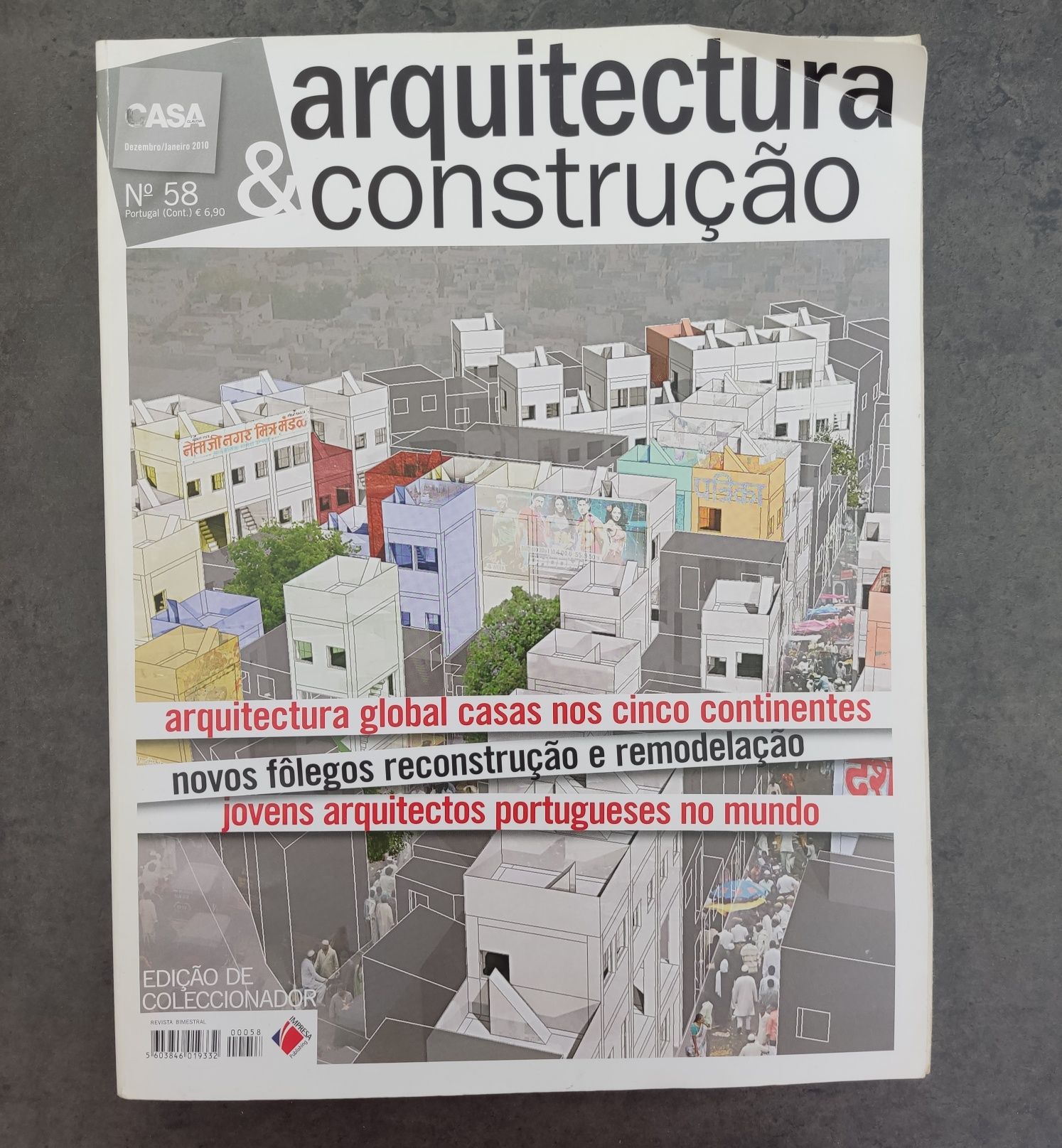 5 Revistas de Arquitectura e Construção - N°57, 58, 59, 61 e 63