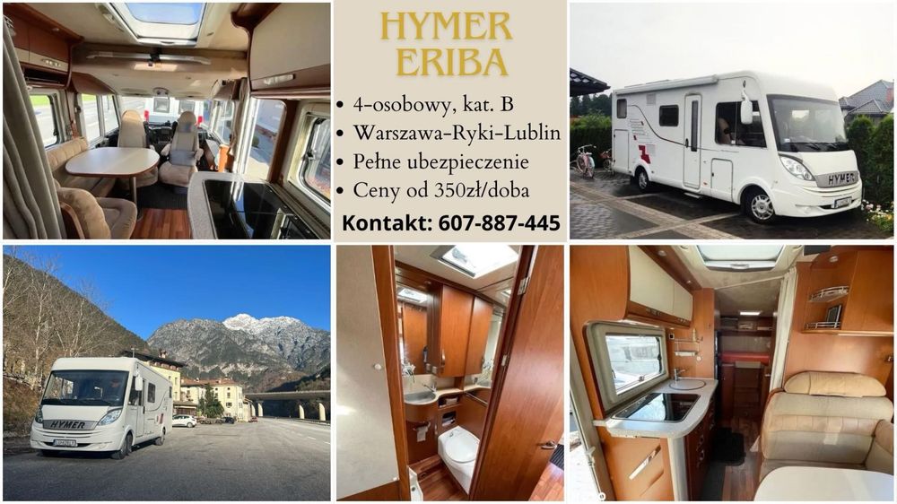 Kamper na wynajem Hymer 4-osobowy