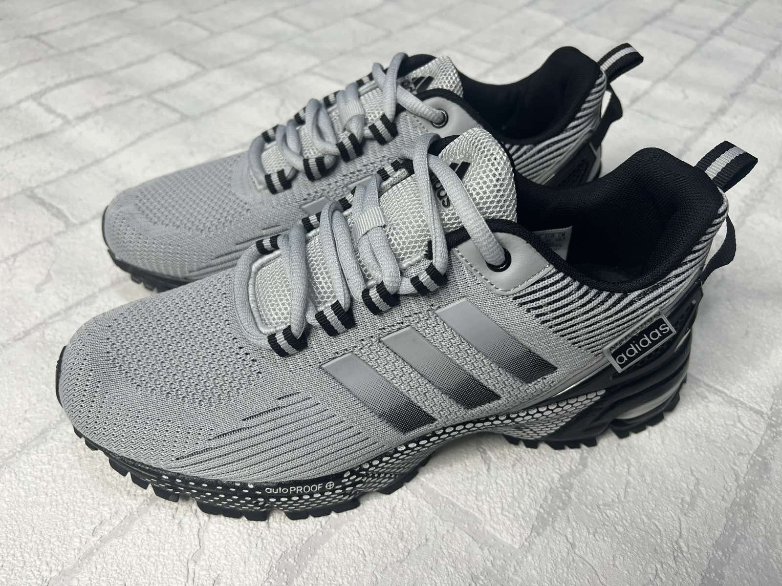 Кроссовки adidas marathon серые 5493-2