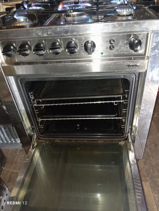 Fogão semi industrial forno a gás com grill a gás de garrafa propano o