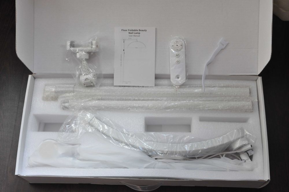 Лед лампа Луна на стойке белая / Светодиодная лампа в салон 2м 30Вт