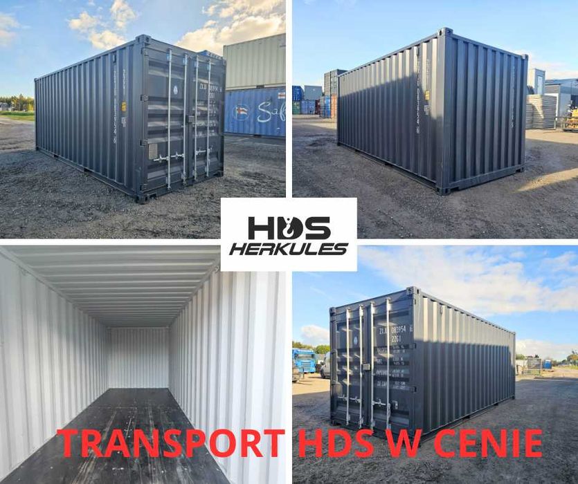 Kontener morski, magazynowy, 20DC/6m, r. 2025 + transport hds w cenie