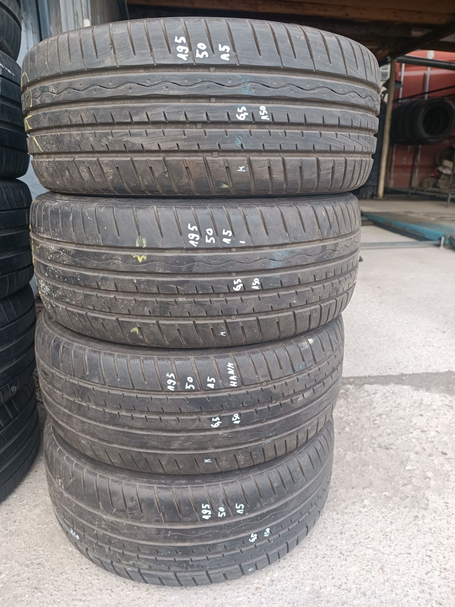 4X opony letnie Hankook 195/50/15