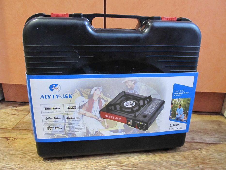 Портативная газовая плита печка классическая модель