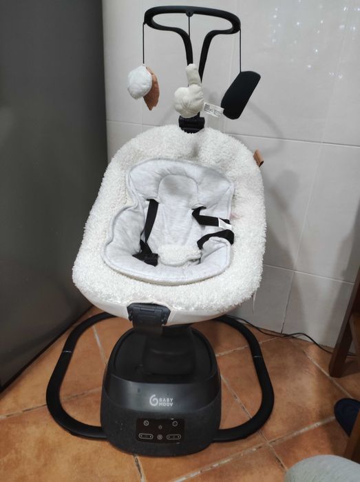 Cadeira baloiço Babymoov Balancín Swoon Evolution curl white