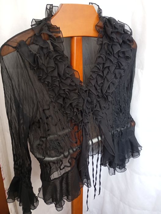 Casaquinho toilette em chifom