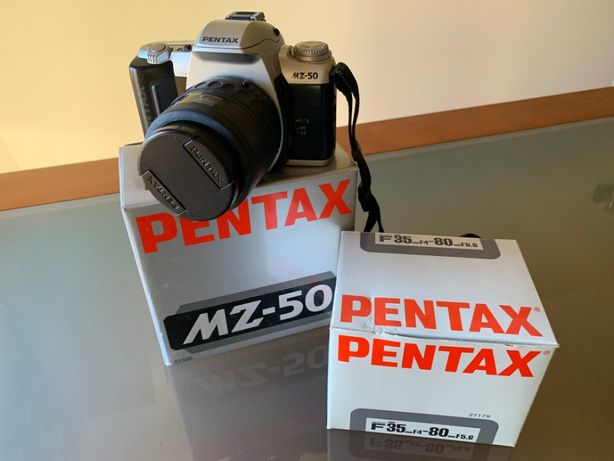 Maquina Fotográfica Pentax MZ-50, lente F35-80mm