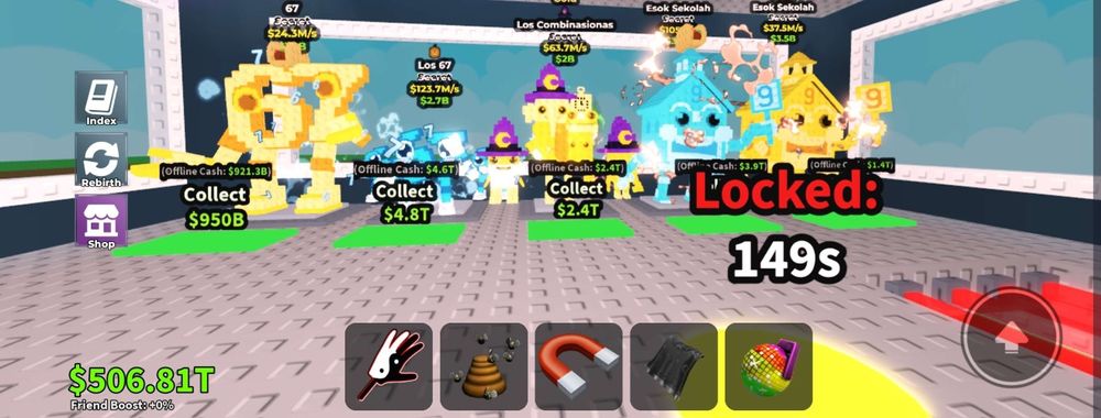 Продам брейнротів в роблоксі та фрукти в блокс фрутс