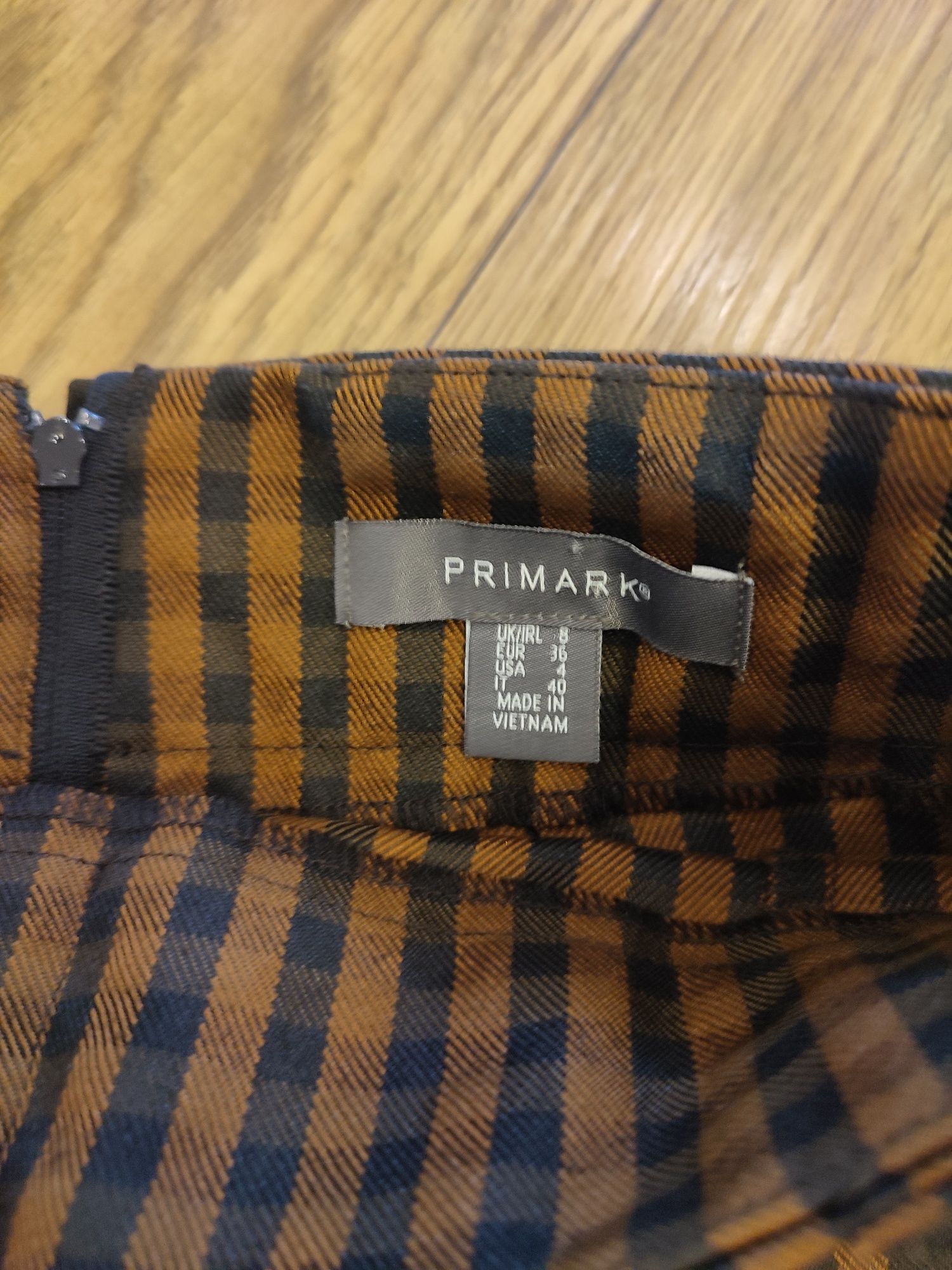 Spódnica Primark rozmiar S krata vintage