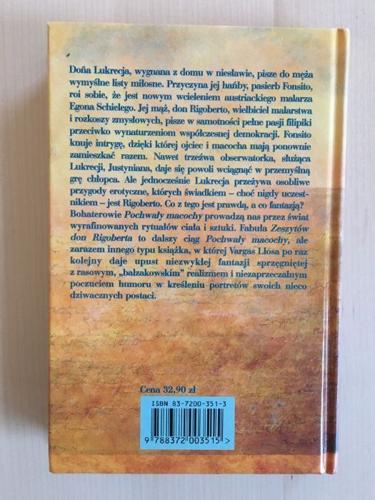 [nowa] Zeszyty don Rigoberta Mario Vargas Llosa