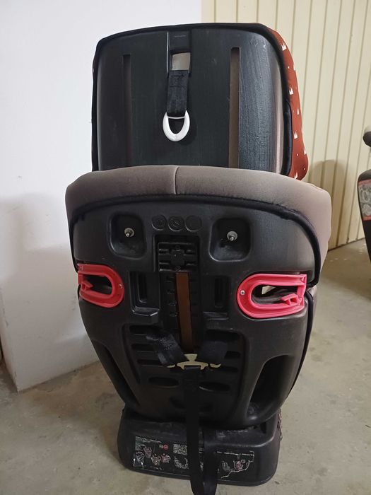 Cadeira auto Lorelli cinza e vermelha