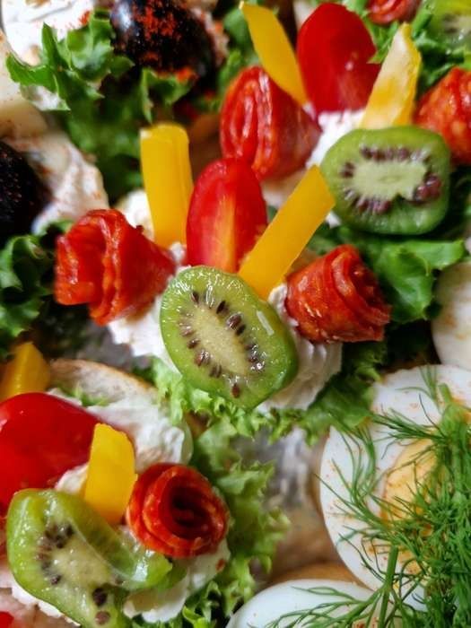 Kanapki bankietowe catering przekąski imprezy urodziny