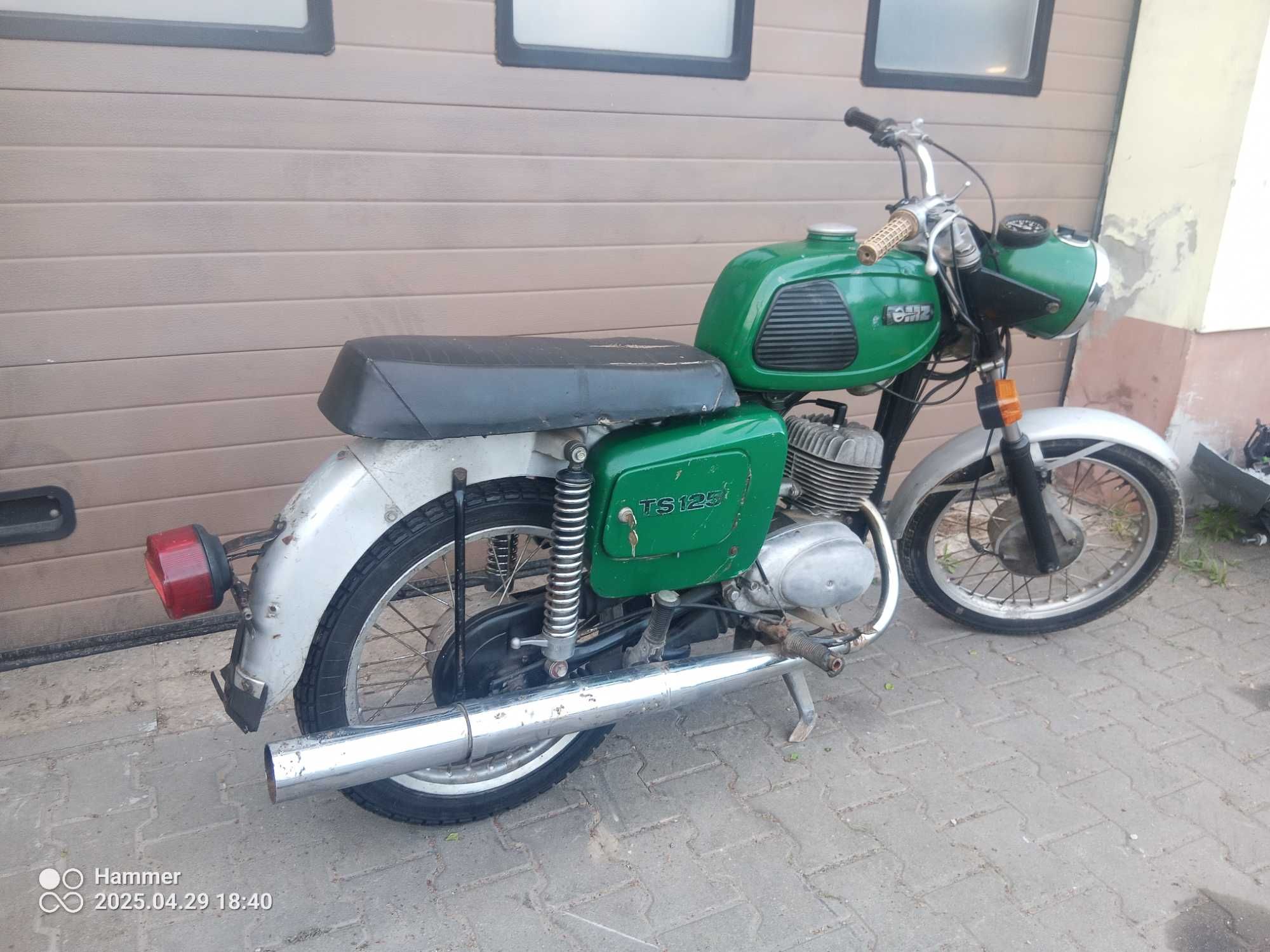 MZ TS 125 Dokumenty Oryginał