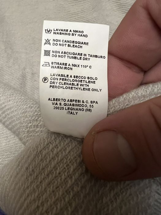 Светр aspesi wool size 52