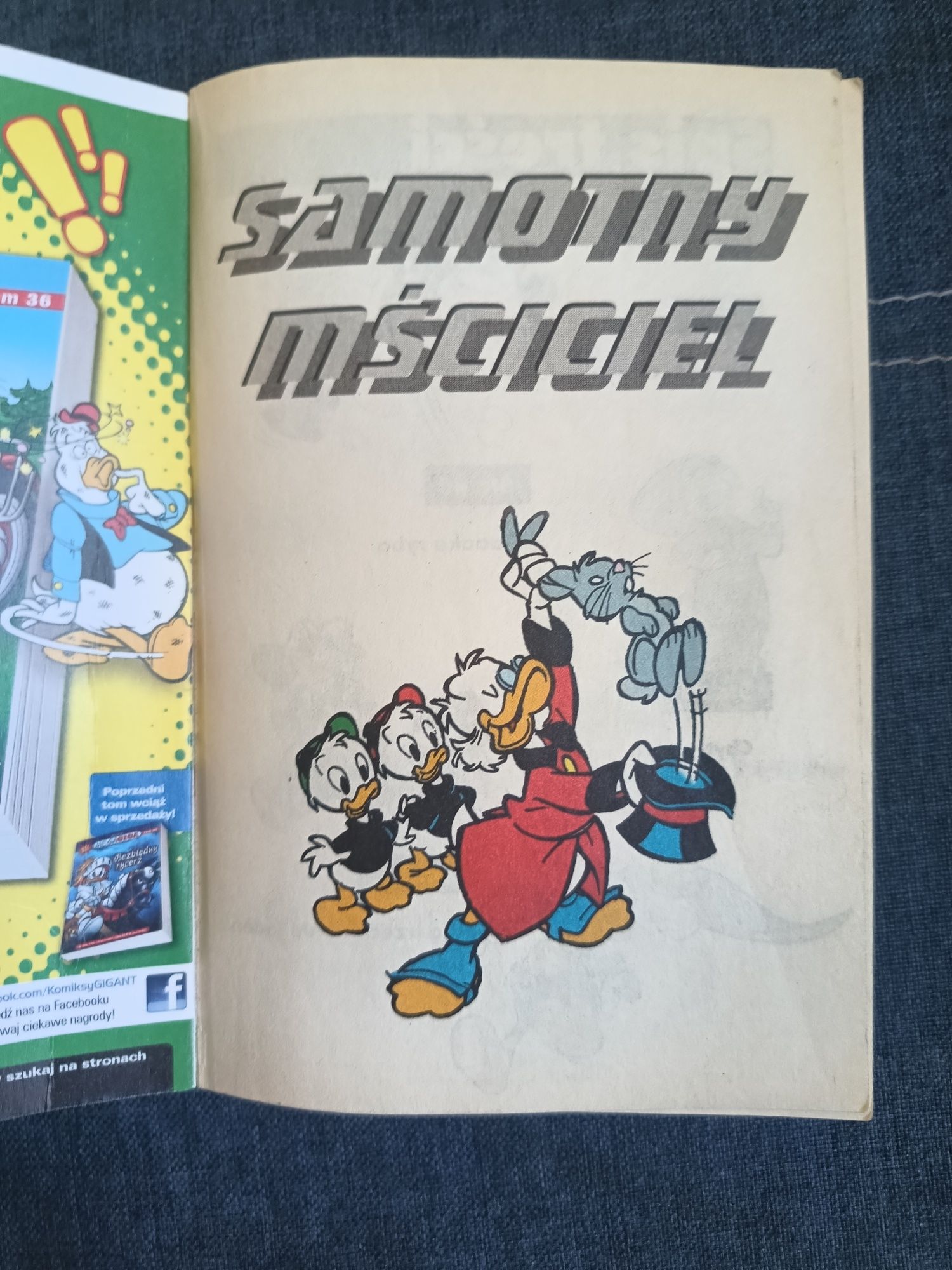 Komiks z serii Gigant poleca pt "samotny mściciel" tom CXLVIII 148