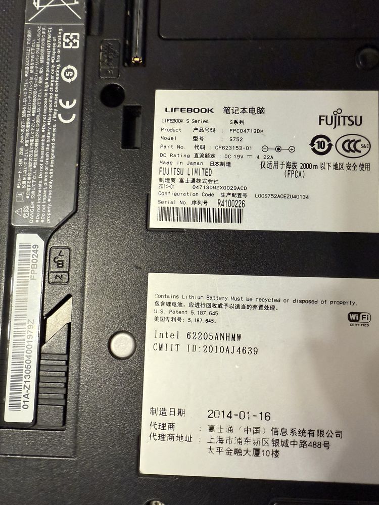 Laptop Fujitsu LifeBook S752 – Sprawny, gotowy do pracy