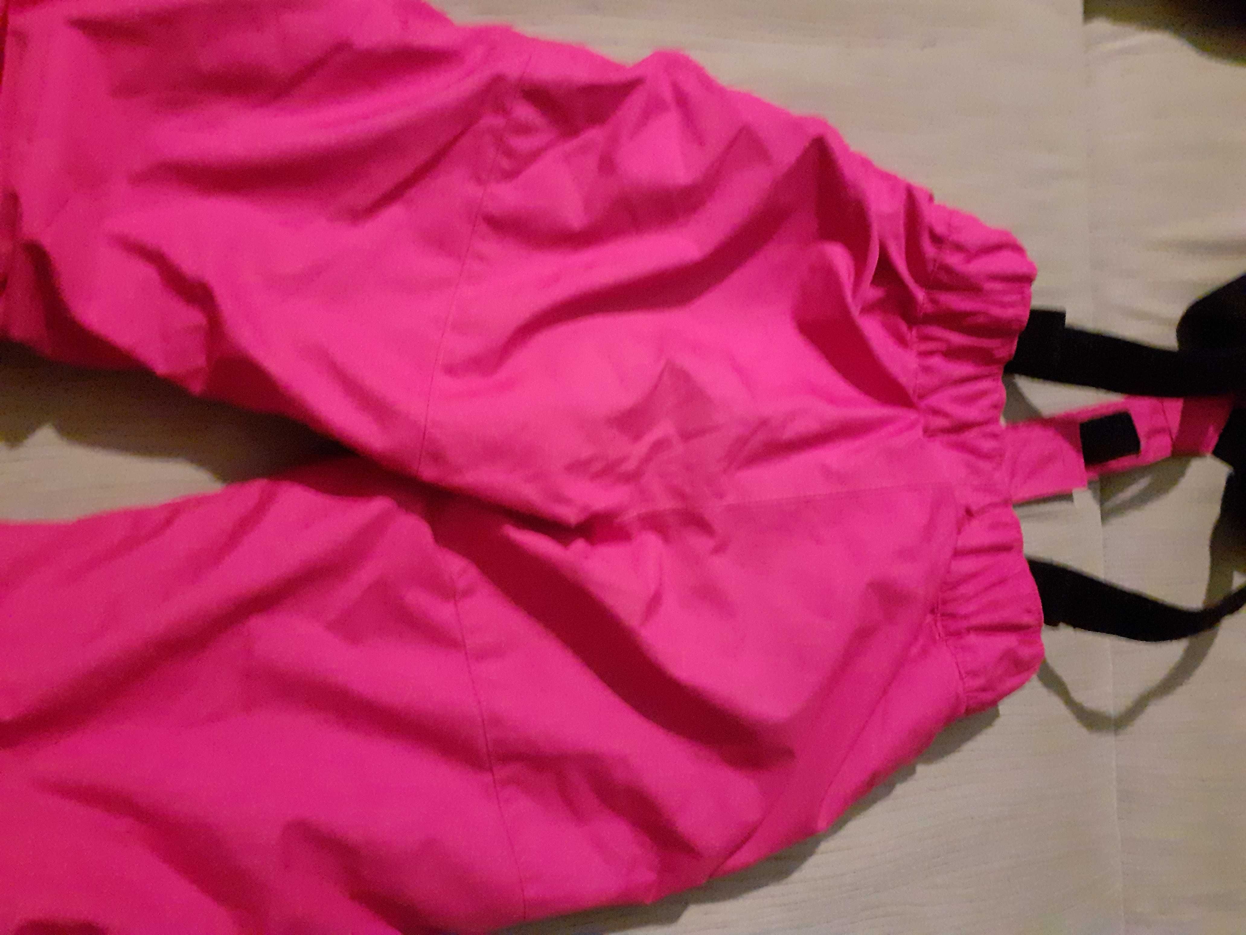 spodnie narciarskie, kombinezon dla dziewczynki 98-104