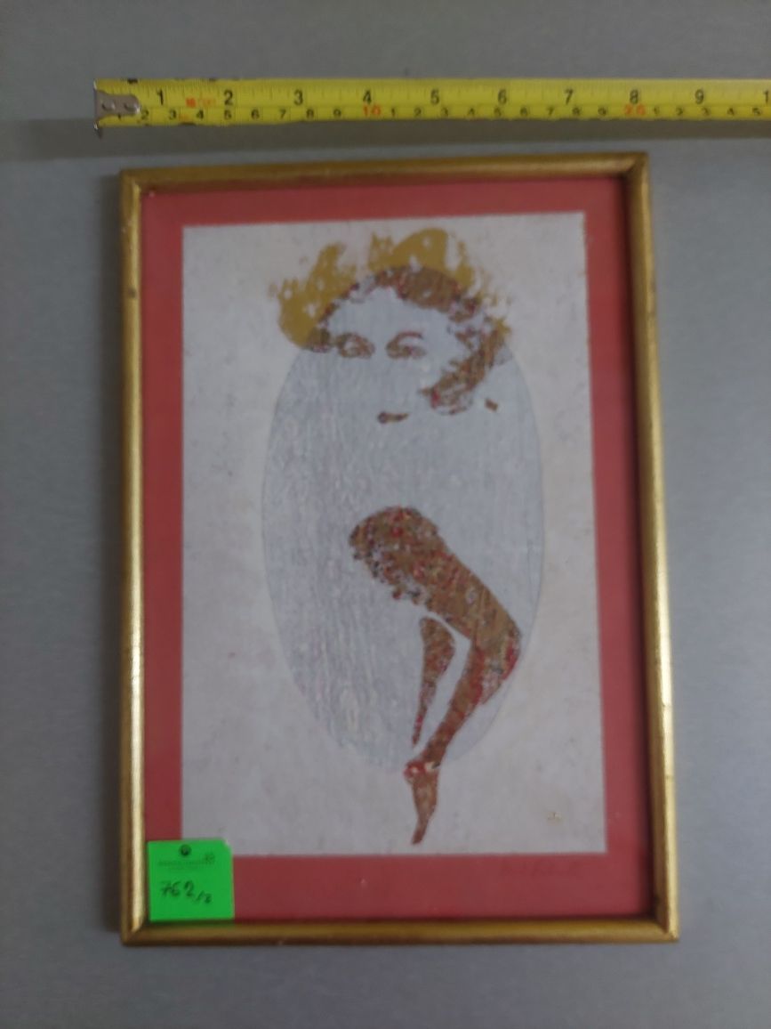 Quadro pintura com moldura