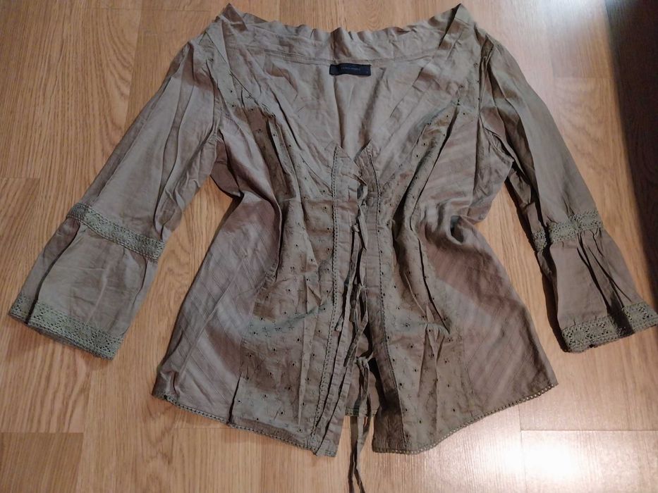 Vero Moda S/M bolerko wdzianko wiązane khaki ! Okazja ! Tanio !