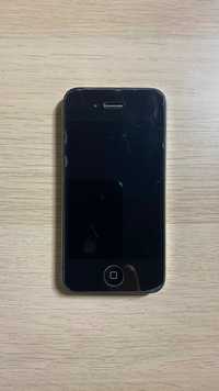 Apple iphone 4 czarny, wraz z okablowaniem