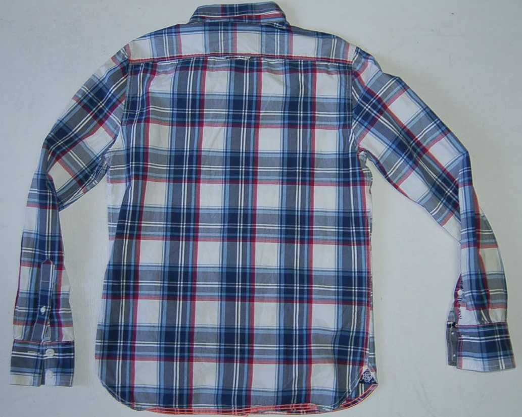 SUPERDRY ROZ.L koszula męska jak nowa w kratę