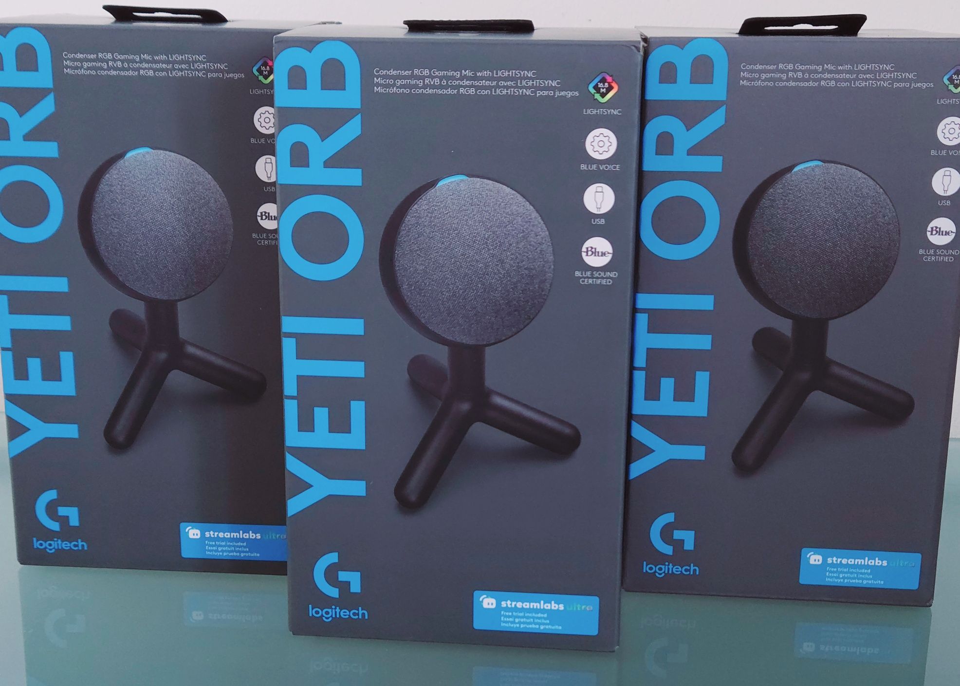 Мікрофон кардіоїдний Logitech G Yeti Orb RGB Black (988-000551)