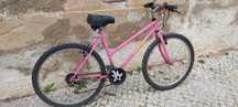 Bicicleta roda 26 cor de rosa