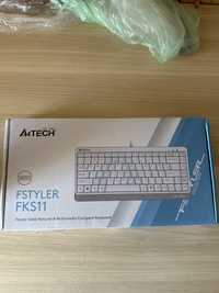 Клавіатура A4Tech FKS11 USB White