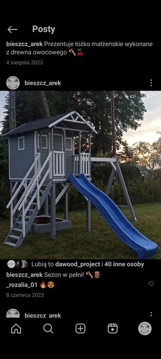 Domki dla dzieci, Place zabaw