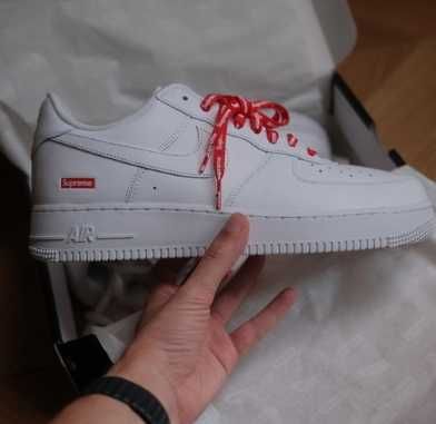 Nike Air Force 1 Low Supreme White  R.41