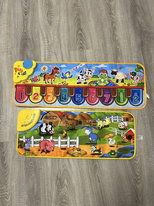 Музичний килимок, музыкальный коврик развивающие игрушки