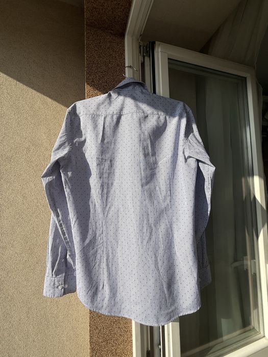 Чоловіча класична блакитна сорочка Arber