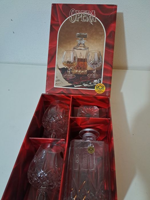 Conjunto whisky em cristal