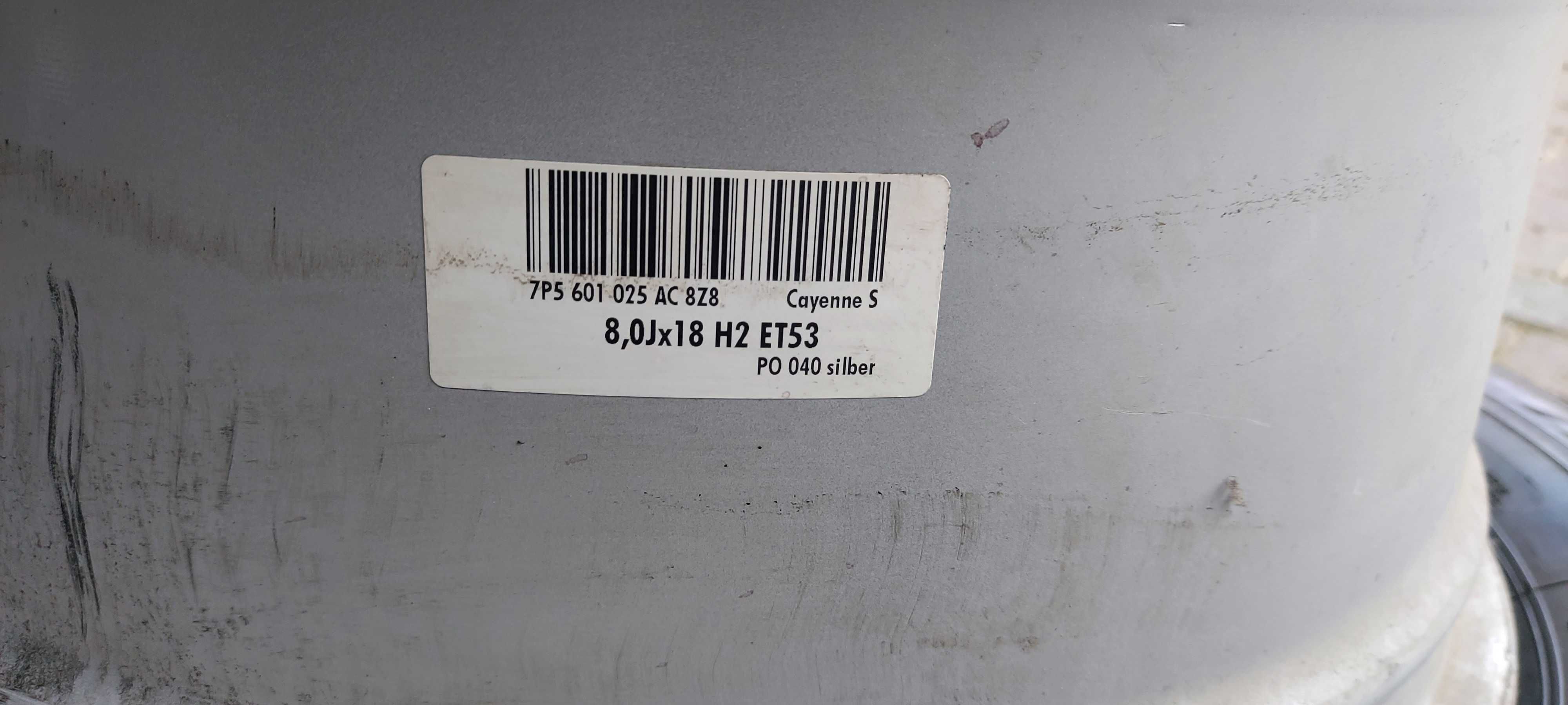 felgi  PORSCHE CAYENNE S ,  5x130 ,  8Jx18H2  , ET 53