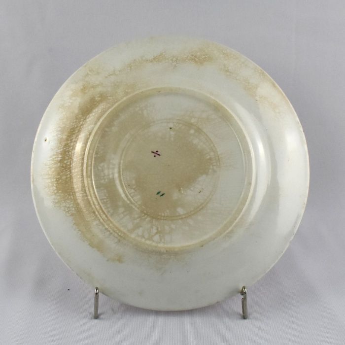 Raro Prato Faiança de Sacavém, (1894 a 1909), cavaleiros e cavalos