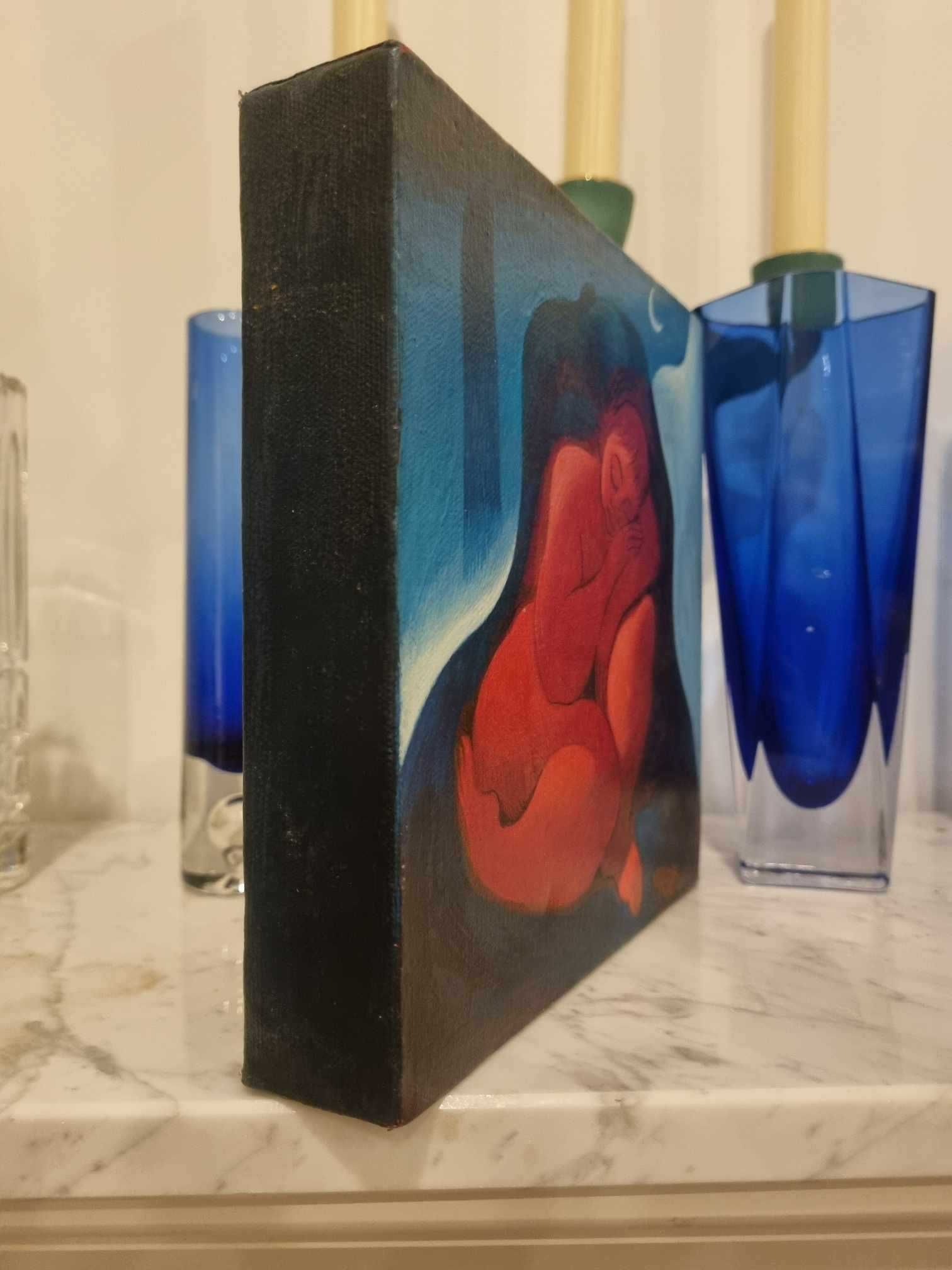 Obraz,olej na płótnie Hugues Mahoas Desert Lover,2007 r.