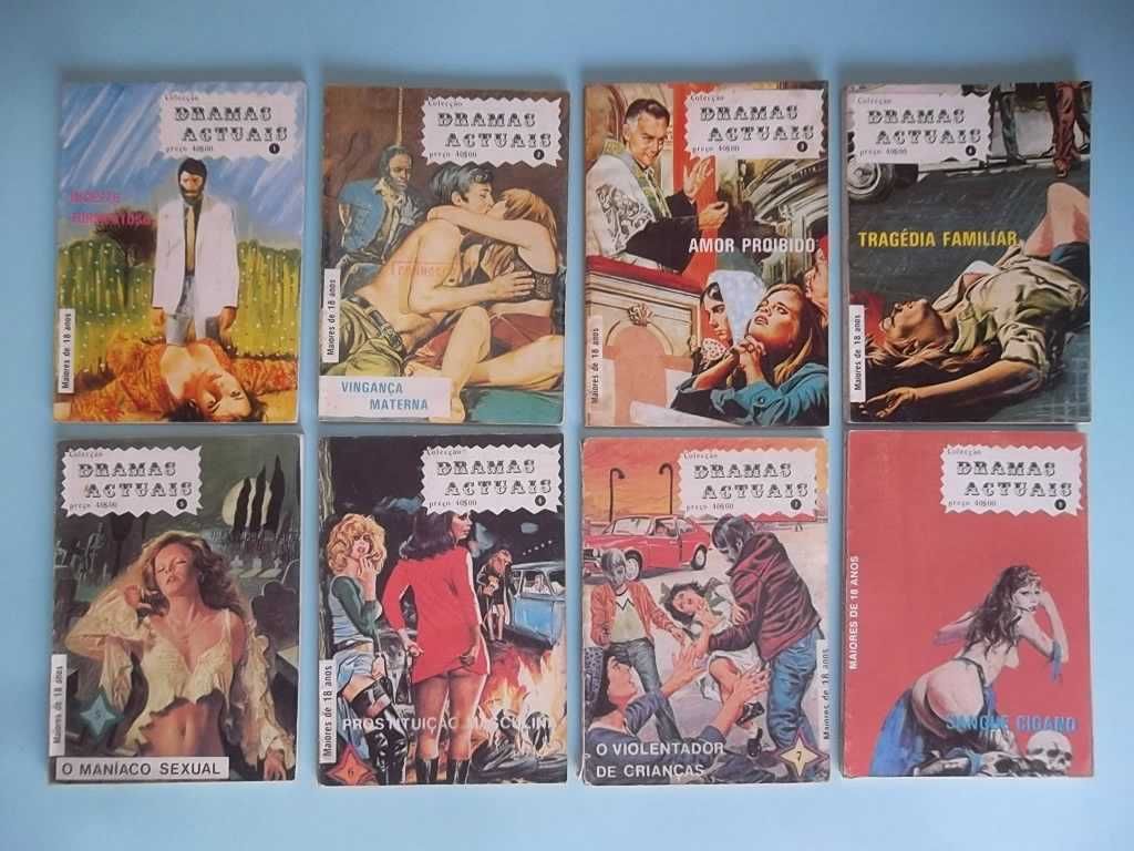 Banda desenhada erótica "DRAMAS ACTUAIS" (anos 80)