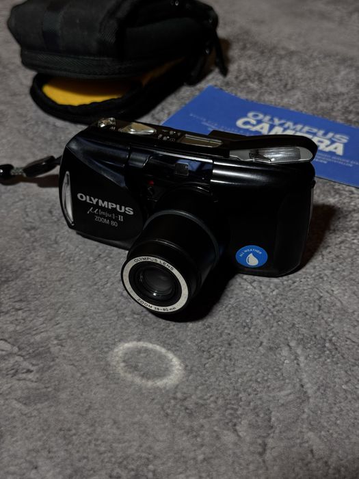 Пленочный фотоаппарат Olympus mju ii zoom 80 black