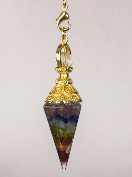 Wahadełko Wahadło Orgonit Żywica Ametyst Agat Jaspis Oliwin Prezent