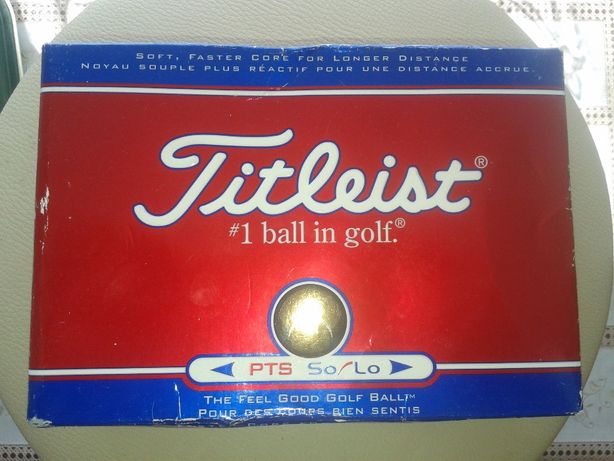 Nowe org piłeczki do golfa Titleist PTS So Lo-połowa kompletu 6sztuk