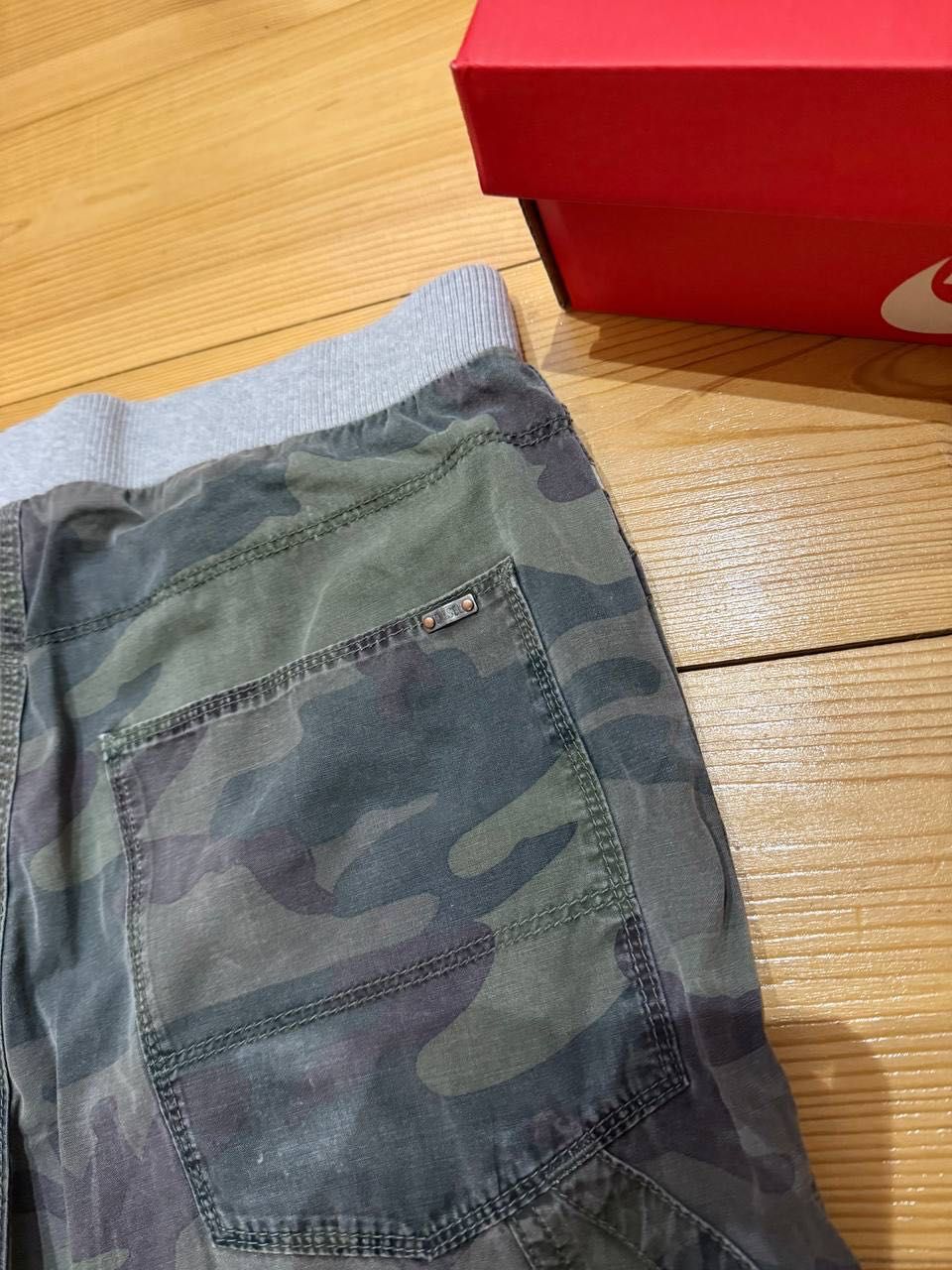 Diesel Industry Denim Devision multicam carpenter jeans shorts Y2K