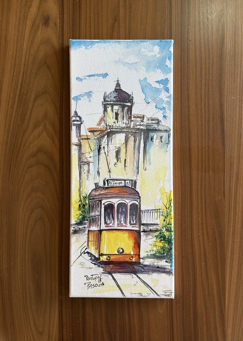 Quadro em tela "Elétrico 28 de Lisboa