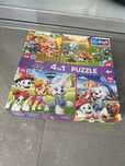Puzzle Paw Patrol 4+  Dwa opakowania , 8 rodzajów puzzli