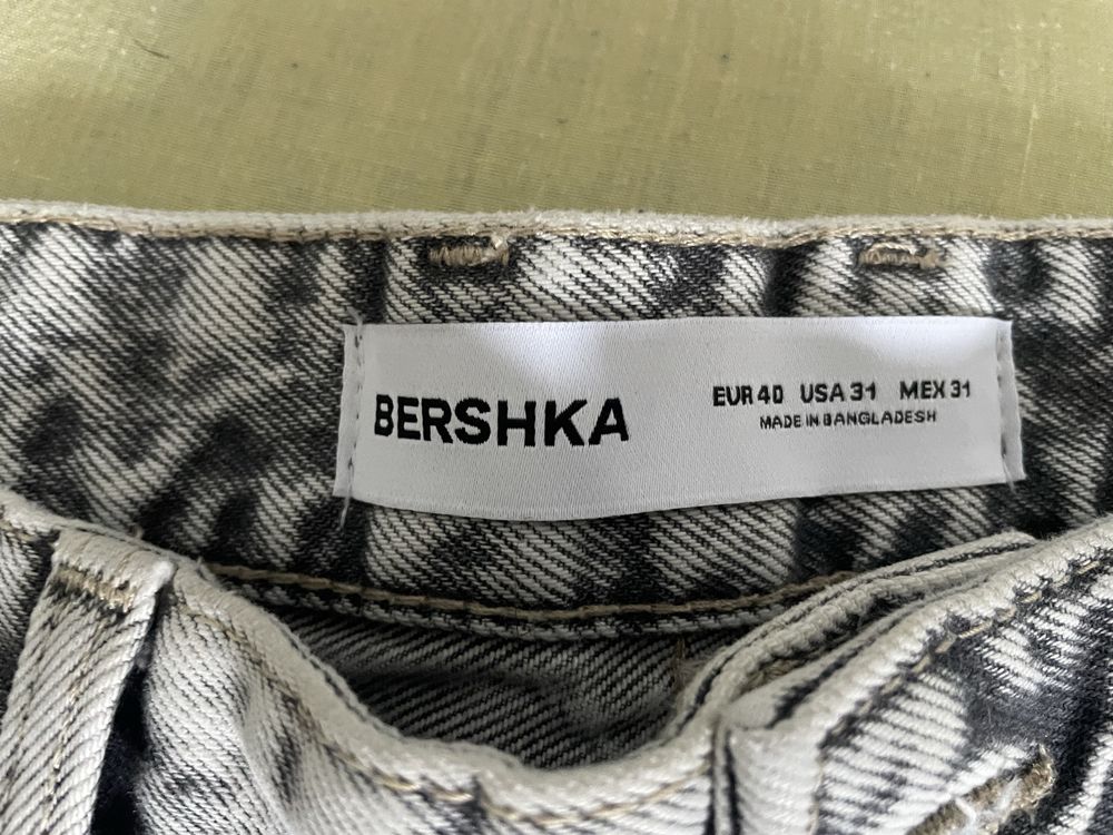 Calças de Ganga Bershka