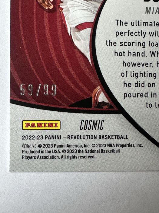 Karta NBA Jimmy Butler Panini Revolution Vortex Cosmic numerowana