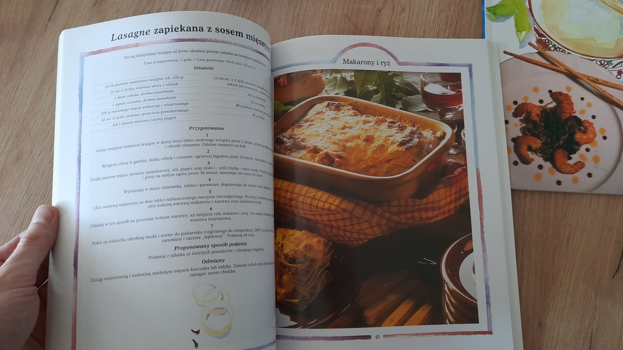 Książki kucharskie, poradniki Lidl, kuchnia włoska, chińska