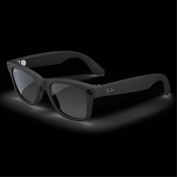 Ray-Ban Meta Wayfarer [Gen 2] Standard Matte Black / Clear Lenses