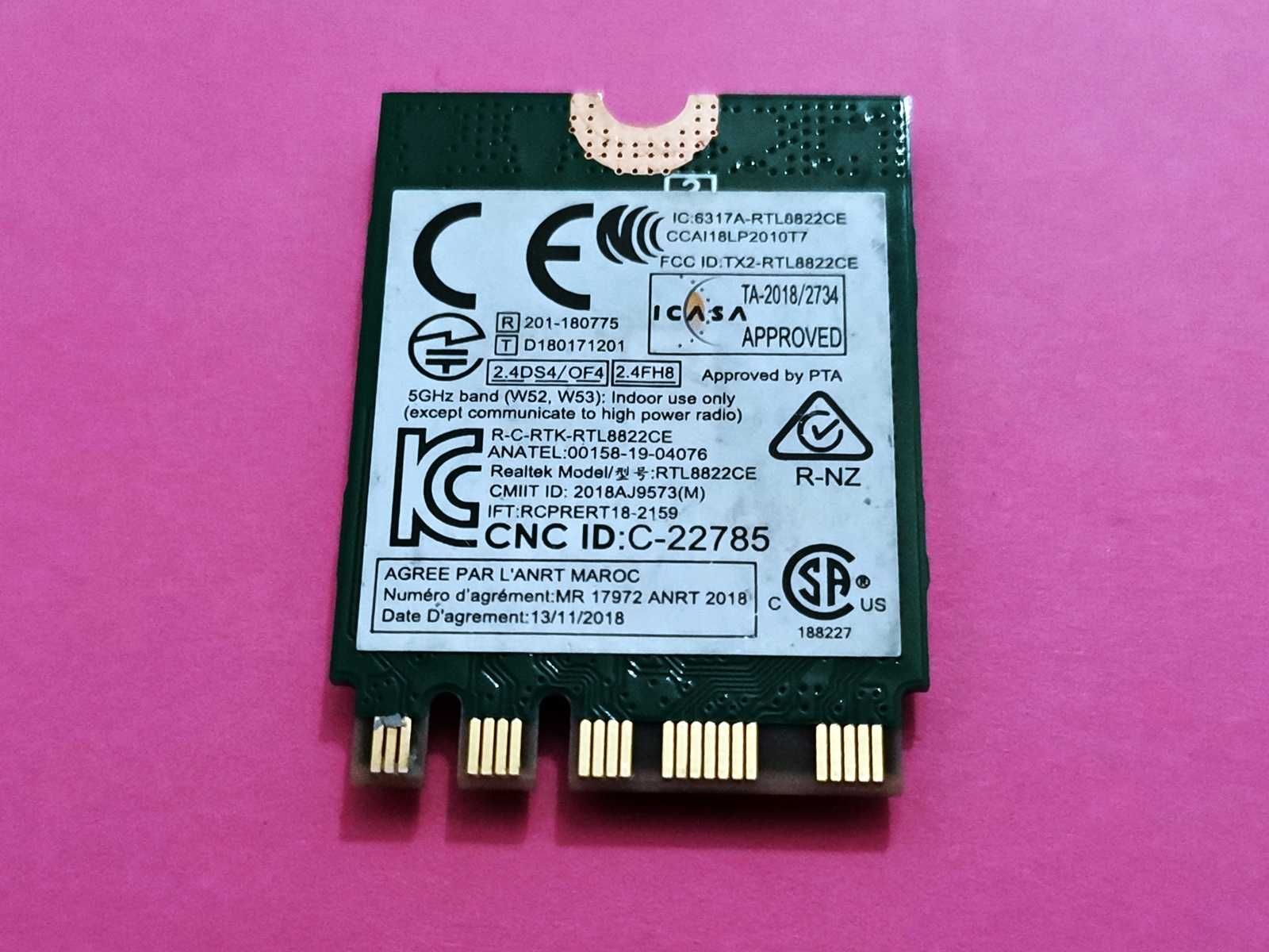 ReaLTek RTL8822cE - Karta Sieciowa WiFi