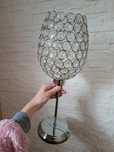 Lampa stojąca glamour kryształy