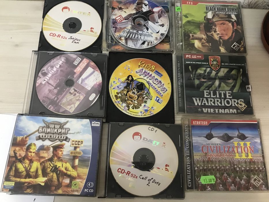 Набор игор на CD дисках